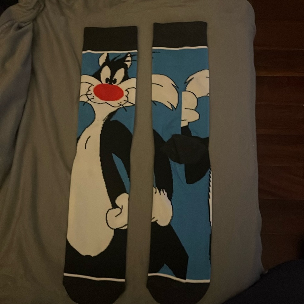 Sylvester the Cat socks. Unisex